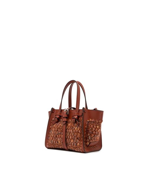 Borsa Miss Marcella in misto lana intrecciata Brick Red GIANNI CHIARINI | BS 11745BRICK RED